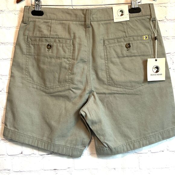 Duck Head Shorts Men's 32” Camp Canvas Stone Tan Casual Classic Old School - Picture 5 of 10